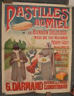 Pastilles au miel
Affiche de G. Darmand, Imp. Générale Clermont Ferrand...