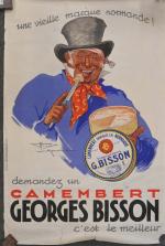 Camenbert Bisson
Affiche d'Henry Le Monnier, Imp. Joseph Charles 1937
160 x100...