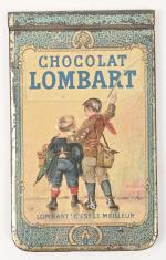 Chocolat Lombard
Carnet en tôle lithographiée.
10 x 6 cm.