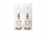 Très belle paire de lampes Bayeux,