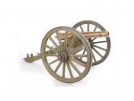 Pièce d'artillerie de type Gribeauval, tube en bronze gravé de...