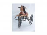 Petit cheval tricycle d'époque Napoléon III,