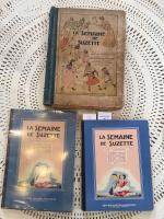 Trois volumes de La Semaine de Suzette.