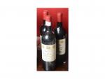3 bouteilles de vin, Clos Fourtet, Saint Emilion Grand Cru...