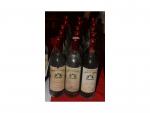 15 bouteilles, Château Grand Puy Ducasse Pauillac, 1990, étiquettes sales...