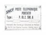 SNCF, poste téléphonique portatif