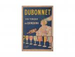Dubonnet vin tonique au Quinquina, carton publicitaire imprimé, CLERICE Frères...