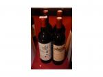 Lot de 4 bouteilles de Bordeaux rouge, Saint Estèphe :