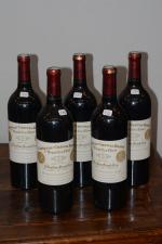 5 bouteilles, Cheval Blanc, Premier Grand Cru Classé St Emilion,...