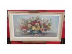 Barlety "Grand bouquet de fleurs" huile sur toile signée en...