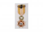 Croix de chevalier en or de l'ordre d'Isabelle Catolique. Poids...
