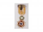 Croix de chevalier en or de l'ordre d'Isabelle Catolique. Poids...