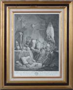 Saint-Antoine Gravure d'après D. TENIERS, gravée par Jean-Philippe LE BAS...