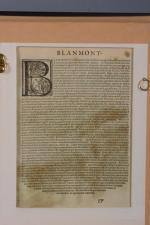 Blanmont au pays de Vauge en Loreyne - Epoque XVIIIème...
