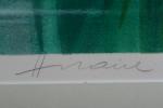 Camille HILAIRE (1916-2004)
"bord d'étang" 
lithographie signée et justifiée "EA".
Vue: 49...