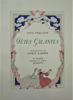 Verlaine, Paul - Barbier, Georges. - Fêtes Galantes. Paris, H....
