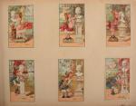 "Album de collections"
30 pages d'images publicitaires avec découpis. Vers 1900.
