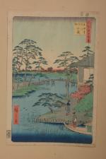 Utagawa Hiroshige (1797 -1858) :
Deux oban tate e, de la...