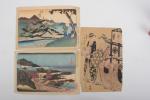 Utagawa Kuniyoshi (1798-1861)
Oban yoko-e de la série Tokaido gojusan eki...