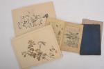 Cinq albums japonais :
-Wakan meigaen,anthologie de peintures, par Shunboku, 3e...