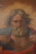 Ecole italienne fin XVIIIe siècle
Saint homme
Huile sur toile. 
69 x...