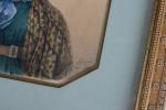 Pasquier (XIXe siècle) 
Portrait de femme au bonnet de dentelle...