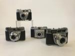 Kodak
Quatre appareils : Retinette f, Retinette, Retina 1b et Retina.