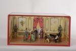 C.B.G contemporain ronde bosse 55 mm, Salon de musique 1900.
Diorama...