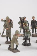 Allemagne, Elastolin et Linéol, IIIème Reich : 
trente soldats différentes...