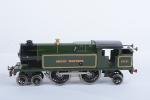 Hornby anglais, Great Western : belle locotender n° 2 
mécanique...