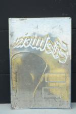 Edelweiss
Tôle imprimée estampée.
60 x 40 cm