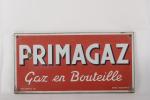Primagaz
Plaque émaillée, Email Beautor
29 x 58 cm. (petits éclats).