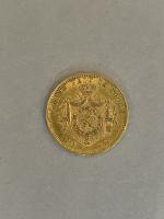 Pièce de 20 francs or Belge de 1870.