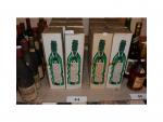 12 bouteilles, Clavados "la bouteille du Diable", en cartonnage d'origine,...