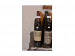 5 bouteilles, Carruades de Lafite, 1990, bon niveau, étiquette sale.