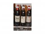 3 bouteilles, Haut Beausejour, Saint Estèphe, 1998, bon niveau, étiquettes...