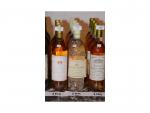 4 bouteilles, Château Rahoul Graves, blanc, 1993, bon niveau, étiquettes...