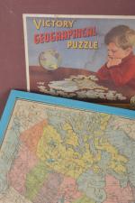 Deux puzzles : l'un vers 1900,
l'autre géographique anglais.