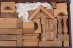 Jeu de construction en bois "Ecole d'architecture"
Boîte en bois recouverte...