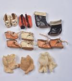 Gautier Languereau
Six paires de chaussures, bottines (deux modèles différents) ou...