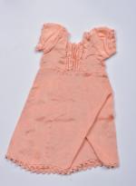 Gautier Languereau, Cérémonie
Robe longue habillée en taffetas rose (Petites taches)