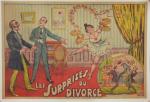 Affiche "Les surprises du divorce"
Affiche litho. Louis Galice. Entoilée. 120x77...