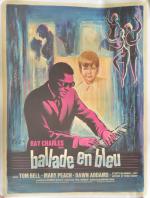 "Ray Charles"
Affiche du film "Ballade en bleu". Entoilée (1956). Dessinateur...