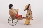 Roullet Decamps, la charrette asiatique
Jouet mécanique avec homme (mécanisme à...