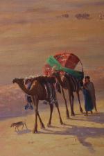 Vincent MANAGO (1880-1936)
L'Oasis
Huile sur toile.
Signée en bas à droite.
50 x...