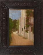 A. MESSAGER (XXe siècle)
Villa à El Biar (Alger)
Huile sur panneau
Signée...