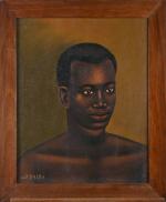 Jean BALOU (né en 1922)
Africaine au turban et au collier...