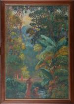 Geo FRANCOIS (1880-1968)
Vue de la Martinique
Huile sur toile signée en...
