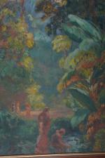 Geo FRANCOIS (1880-1968)
Vue de la Martinique
Huile sur toile signée en...
