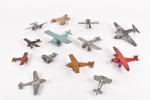 Collection de treize avions miniatures type 1/43ème
dont deux L.R :...